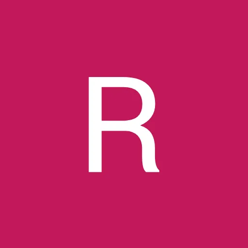 The letter r is on a pink background.